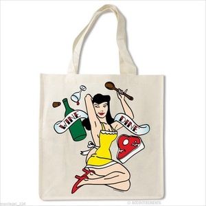 Rockabilly Pin-Up Hipster Reuseable Bamboo Bag
