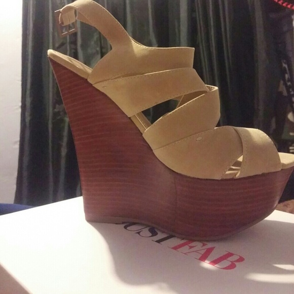 JustFab Shoes - *Nude wedge host pick 6/19/15