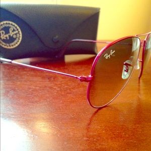 Pink Ray Ban Aviators