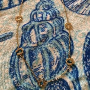 Lilly Pulitzer Horse Shoe necklace