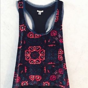 Bright floral tank