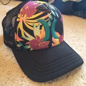 Hurley floral print cap
