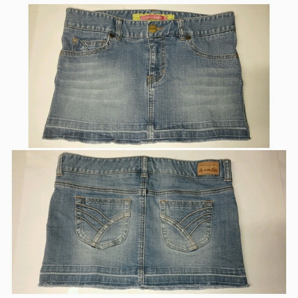 Abercrombie & Fitch Denim Mini Jean Skirt