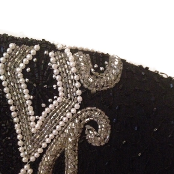 NWT Vintage 80's Black Sequin Bead Blazer Cardigan - Picture 2 of 4