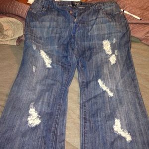 A PAIR OF BLUE JEANS ROCK AND REPUBLIC