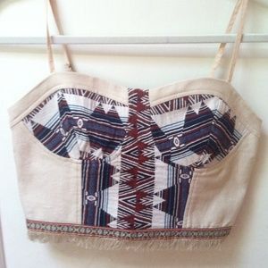 Boho crop top