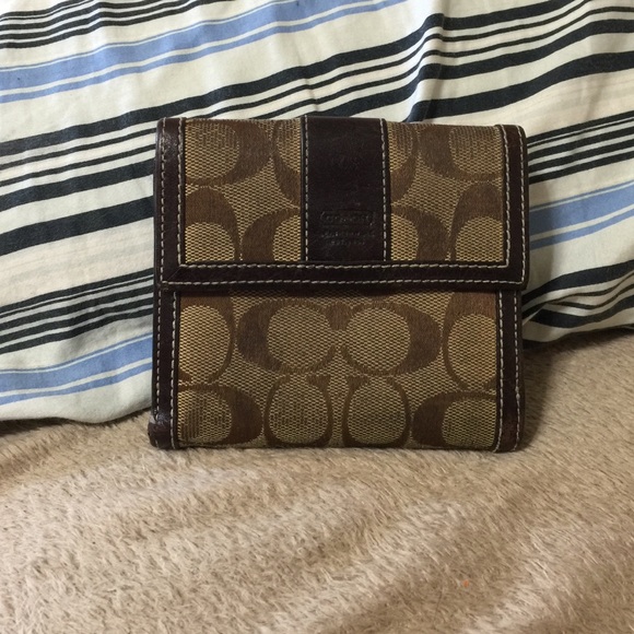 Brown coach wallet