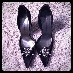 BCBGMaxAzria beaded pumps