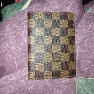 Louis Vuitton Passport in Damier Canvas Leather
