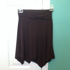 Dark brown skirt