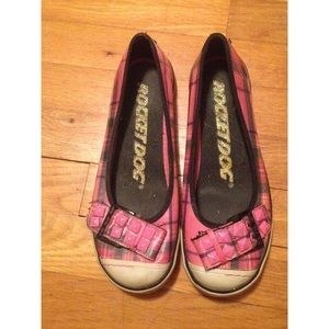 Pink Studded Flats