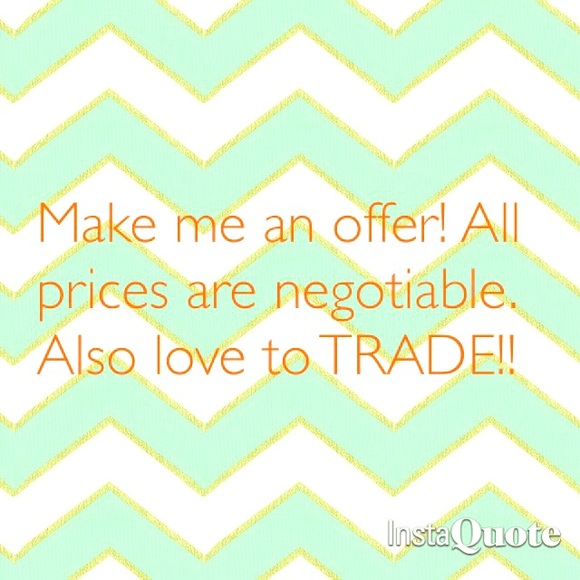 Accepting all reasonable offers :)