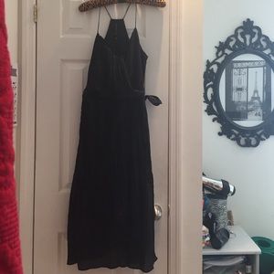Black shimmery long dress