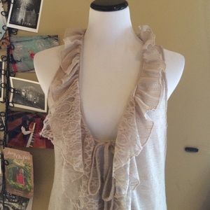 Fabulous top with lace to wear under a tank top!