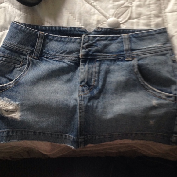 Denim skirt
