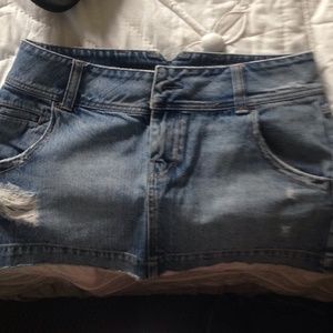 Denim skirt