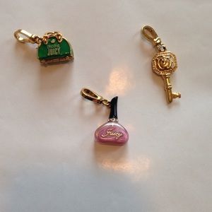 Juicy Couture gold charms.