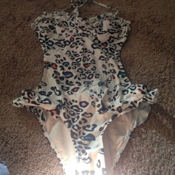 Vans leopard colorful monokini