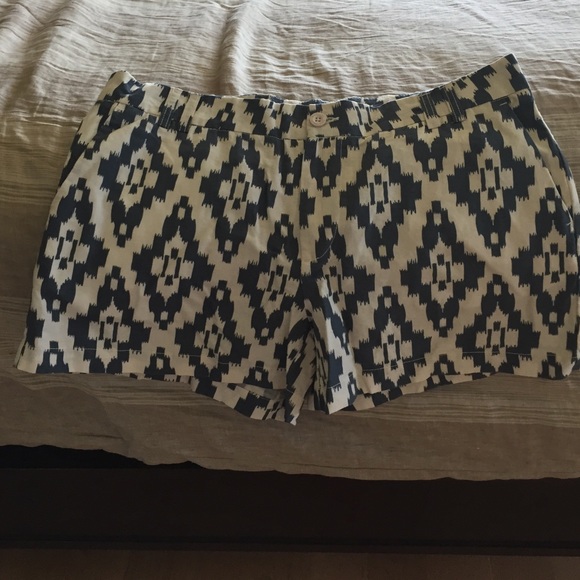 Magellan ikat print linen shorts
