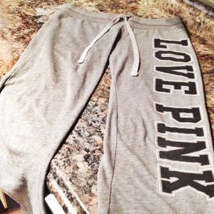 VS PINK sweatpants!