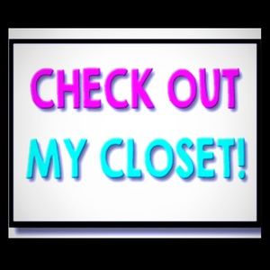 CHECK OUT MY CLOSET....👍😉