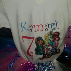 Monster high tutu set Birthday party