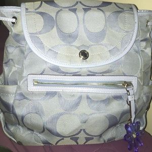 A REAL coach backpack