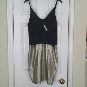 Black and Gold Dress