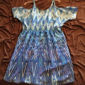 City Studio blue summer dress