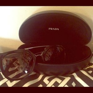 PRADA sunglasses! W/ case