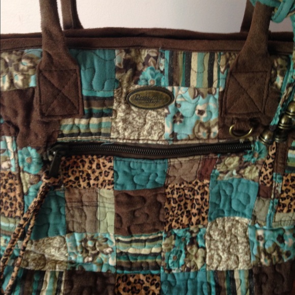 Donna sharp quilted tote