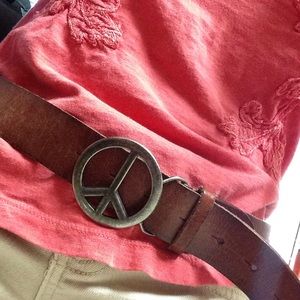 Brown peace belt
