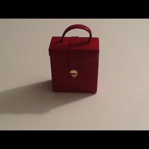 Cute red jewelry box
