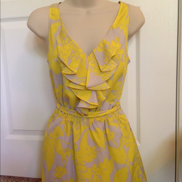 Express yellow dress Clearance