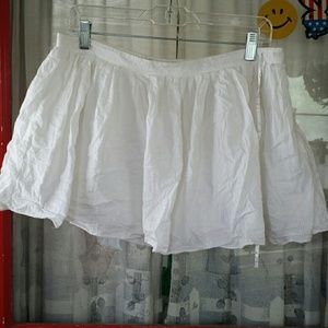 White skirt
