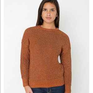American apparel Metallic Fisherman's Pullover