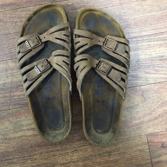 Brown Birkenstocks