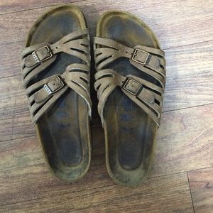 Brown Birkenstocks