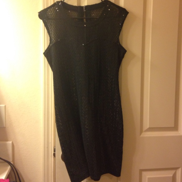 Black Express sequin dress - Picture 1 of 3