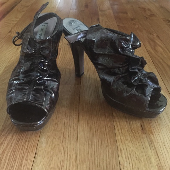 Steve Madden Peep Toe Heels - Picture 1 of 2