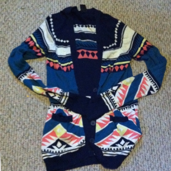 Nollie tribal print cardigan