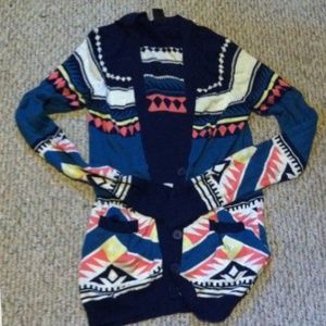 Nollie tribal print cardigan