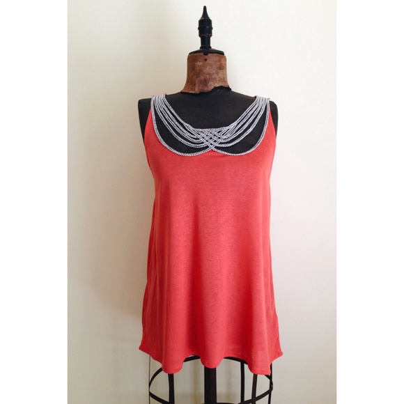 Anthropologie Tops - ♥️SOLD Anthropologie NWOT scalloped strings tank