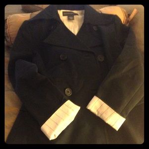 Black button up blazer