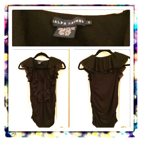 Ralph Lauren Black Blouse - Picture 1 of 1