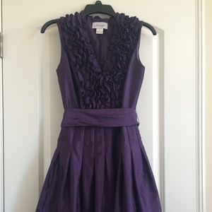 Purple special occasion dress
