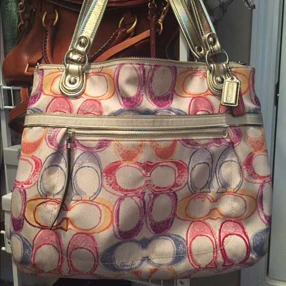 Authentic Large coach purse