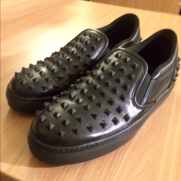 Valentino Studded Slip-on sneakers Men size 10 - Picture 1 of 3