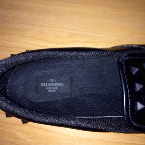 Valentino Studded Slip-on sneakers Men size 10 - Picture 3 of 3