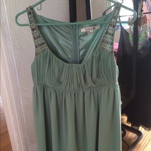 Forever 21 formal babydoll dress